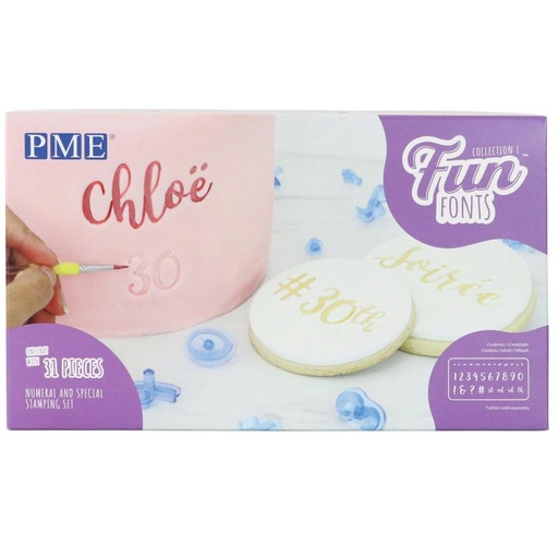 [08053081] PME TAMPONS CHIFFRES ET CARACTERES SPECIAUX 12MM 31 PCES