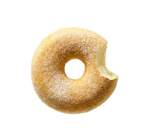 [02060288] DAUPHINE 4250968 DONUT GOLDENFRY MET KRISTALSUIKER