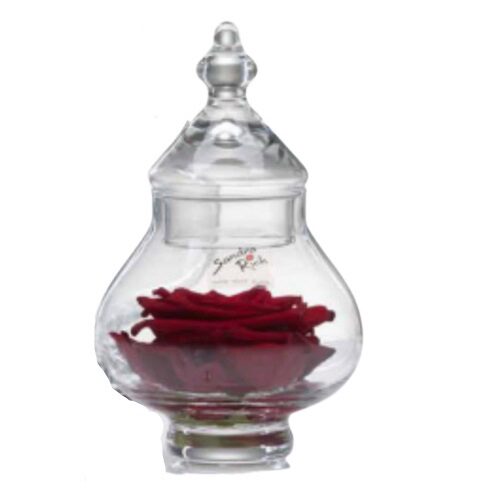 [60902096] GLAZEN SNOEPDOOS H: 17,5 CM | Ø 11,0 CM MET DEKSEL