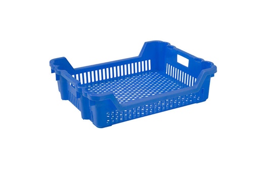 [70407990] BAC MULTIPAT 62X50XH15CM BLEU AJOURE