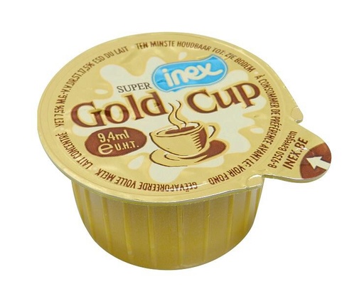 [06020171] INEX GOLD CUP MELKCUPS 200X10G 2635 = KARTON