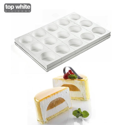 [51661052] SET VAN 15 ROND VORMEN IN SILICONE 100MM H50MM VOL 389ML=SET