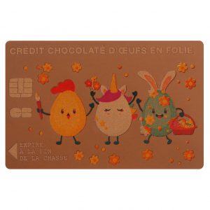 [08057049] PCB Creditcards MC Egg Hunt 8.5x5.5 cm 40pces ***s/cd***