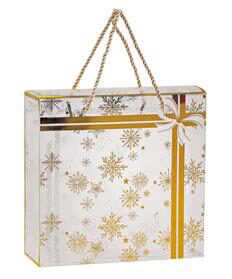 [60700716] PVC BOX GOLD FLAKES 220X80X220MM FOST+ INCLUDED