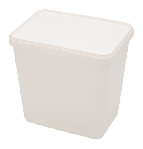 [25206031] PLASTIC IJSBAKJE MET DEKSEL 5 L 20 STUKS FOST + INBEGR. =  KARTON