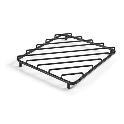 [57661785] LACOR SOUS PLAT METAL NOIR CARRE 18.5X18.5CM