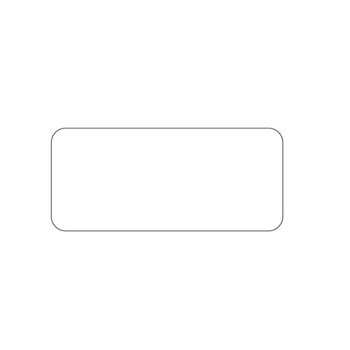 [60180088] ETIQUETTES THERMIQUES BLANCHES AMOVIBLES 4X9CM BOITE DE 6 ROULEAUX DE 350PCS