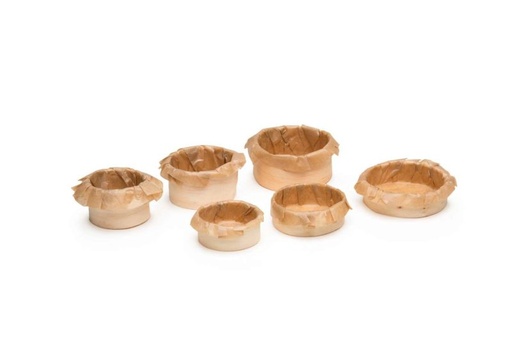 [24503951] PANI AMUSE BOUCHE Ø 5CM HT 1.7CM NEUTRE +PAPIER CUISSON CARTON DE 500 PCES
