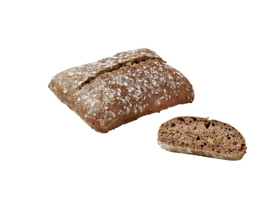 [02100473] BRIDOR 34234 BROOD MET NOTEN 400G IN EEN STEENOVENVOORGEBAKKEN 25 STUKKEN = DOOS
