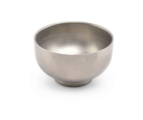 [60252034] Kom 13xH7,5cm dubbelwandig vintage zilver Host