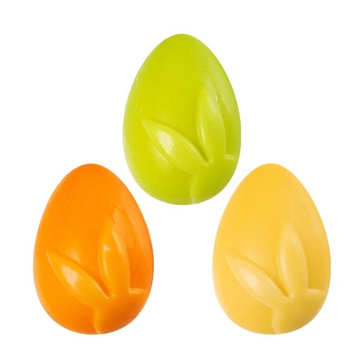 [08054787] 2069179 3D EGGS ASSORTED COLORS 2.4X3.8CM 96PCS *E/2025*