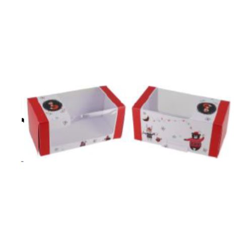 [08076001] BOITE A BUCHE AVEC FENETRE LA HOTTE 35X11X11CM