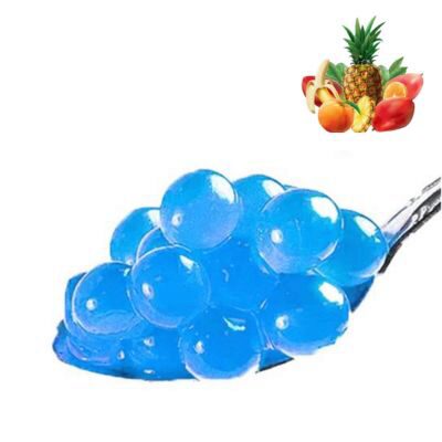 [25101231] BLACK COFFEE FRUIT PEARLS 3.4KG TROPICAL BLUE TASTE FOR BUBBLE TEA