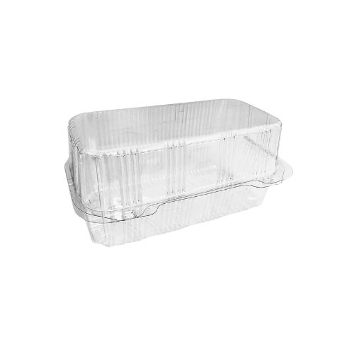 [41802321] BOÎTE PATISSIERE PATIPACK RECTANGULAIRE 19X9,5X10CM COUVERCLE À CHARNIÈRE VENTILÉE 420PCS**S/CD**