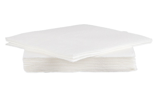 [44665100] C&T PROF SERVIETTE COCKTAIL BLANCHE 25X25CM 40PCES