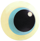 [08056627] 087030 PCB YEUX RONDS PAG BLEUS Ø 1 CM 323PCES ***s/cd***