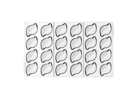 [51661534] SILIKOMART TRITAN PRALINE VORM CH039 RIFLESSO P N.24 4,4X2,8XH1,5CM