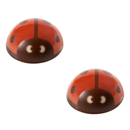 [08063209] 2034802 COCCINELLE ROUGE EN CHOCOLAT FONDANT 2,2CM 162 PCES 