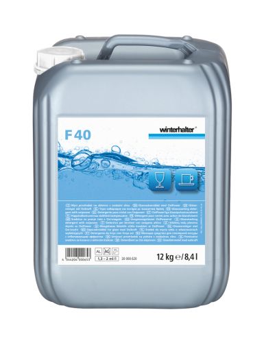 [37355011] WINTERHALTER F40 VLOEIBAAR GLASREINIGINGSMIDDEL 12 KG