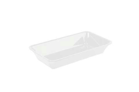 [60252127] LINEOPLUS FLAT WHITE 1/3-80 32.5X17.6X8CM