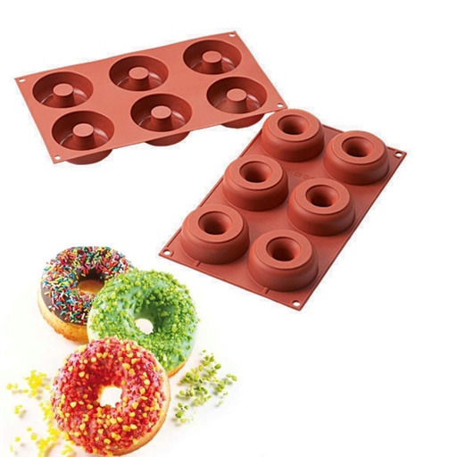 [51657393] SILIKOMART VORM DONUTS DIAM 75/25 H28MM=STUK