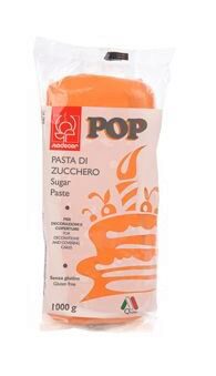 [70406995] 25497 MODECOR POP ORANGE SUGAR PASTE IN 1KG