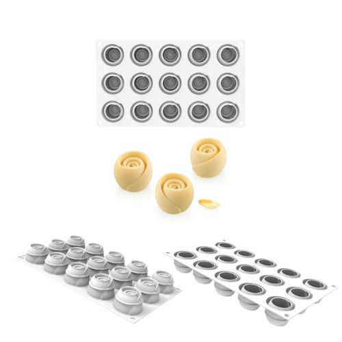 [51661562] SILIKOMART MOULE SILICONE GIVRE 30 N.15 Ø4CM H3CM VOL 30ML