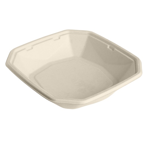 [41602954] ECOECHO COMPOSTABLE OCTABAGASSE 224X224X42MM 1000ML PACKAGE OF 50 PCES *SCDE*