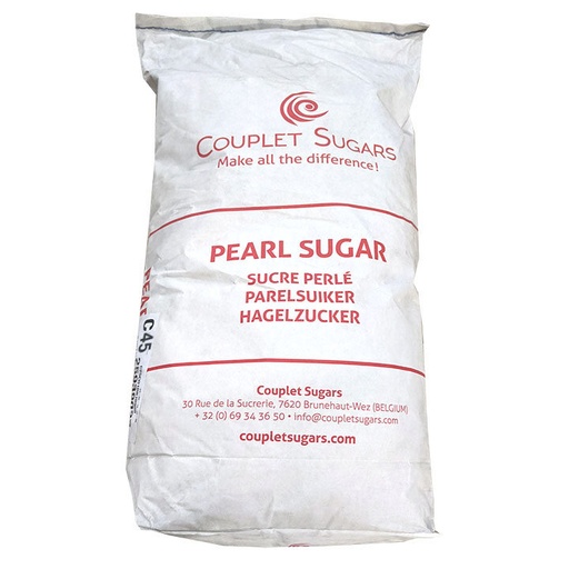 [03010273] SUIKER PERLE C45 CARRARE 25KG = ZAK