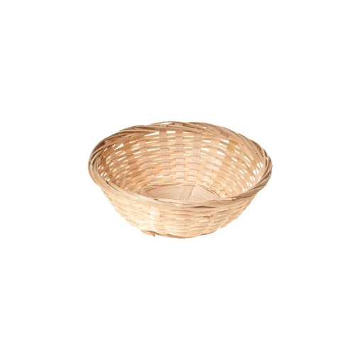 [60300028] ROUND BAMBOO BASKET D/15CMXH/6CM