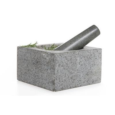 [57658204] +C&T MORTIER+PILON GRANIT CARRE 14X14XHT8CM