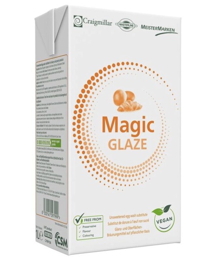 [08010040] CSM MAGIC GLAZE 1L GLAZE *EGG-FREE* VEGAN 