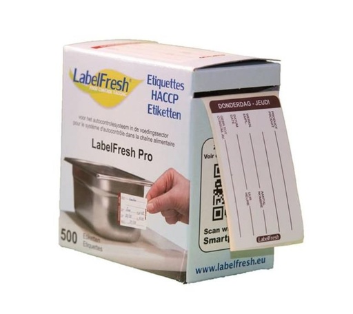 [70409737] LABELFRESH *PRO* 500 ETIQUETTES 70X45MM  "JEUDI"
