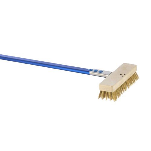 [50703984] GI-METAL BROSSE FOUR LAITON A/MANCHE 150CM  HTMAX6CM