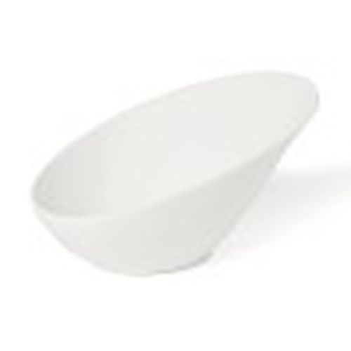 [57661124] LE COQ FEBE IVORY OVAL PORCELAIN BOWL 20.5X12XH9C