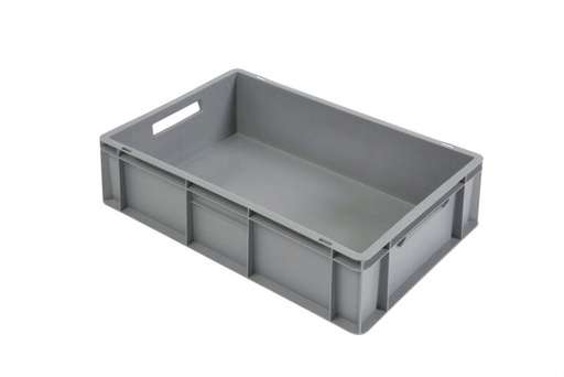 [57663712] BAC EURONORM PO/PLEIN 60X40XH17CM GRIS-33L BUDGET LINE