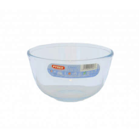 [57661153] PYREX MIXING BOWL Ø15CM 0.7L IN BOROSILICATE GLASS -40 TO +300°C