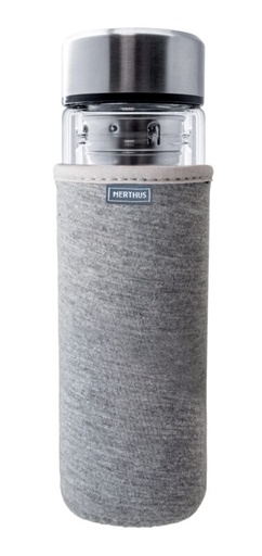 [57658859] NERTHUS BOUTEILLE VERRE-NEOPRENE 350ML A/INFUSEUR A/FILTRE