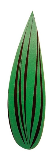 [08057087] 061258 PCB FEUILLES ALLONGÉES CN TRAITS VERTS 7X1,6 CM 135PCES ***S/CD***