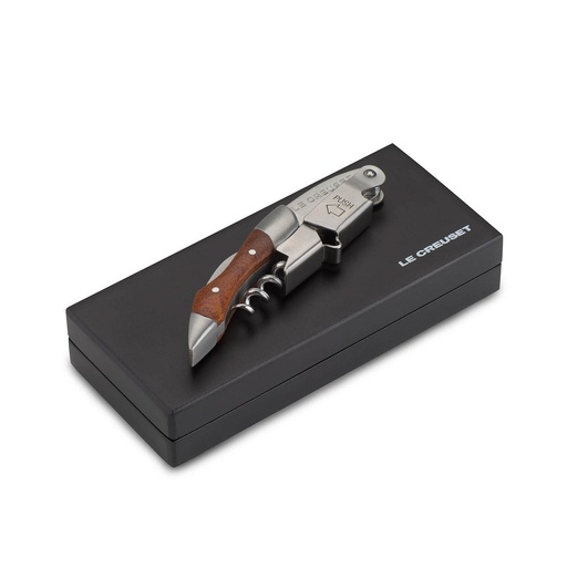 [57661876] LE CREUSET SOMMELIER ROESTVRIJ STAAL/ZWART WT-110