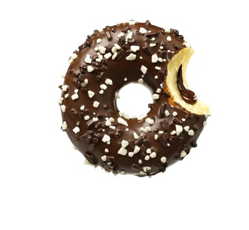 [02060278] ❄️DAUPHINE 2104782 CHOCOLADE DONUT GEVULD MET CHOCOLADE BELGIYUMMY 48 X 74GR