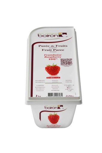 [01040003] BOIRON FRAMBOZEN PUREE ZONDER SUIKER 6 X 1KG = KG