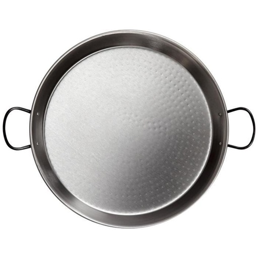 [57663108] PLAT PAELLA ACIER 80CM 2 ANSES - 40 PORTIONS