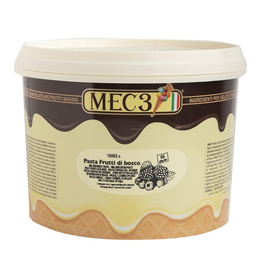 [07100633] MEC3 18085A GECONCENTREERDE PASTA BOSVRUCHTEN 3KG