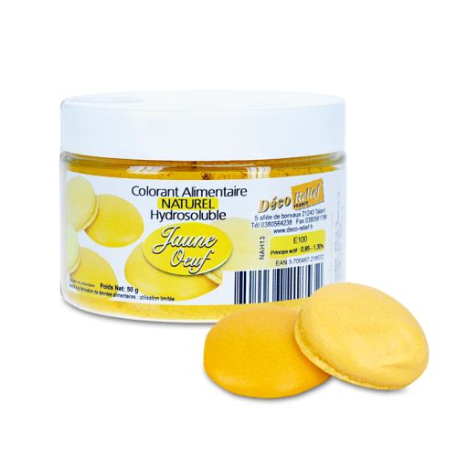 [07054009] NATUURLIJKE EI-GELE KLEURSTOF NAH13 50GR