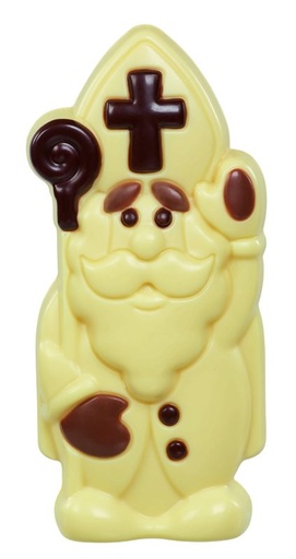 [15030651] SAINT-NICOLAS LUXE WHITE CHOCOLATE 15CM 4 X 125GR
