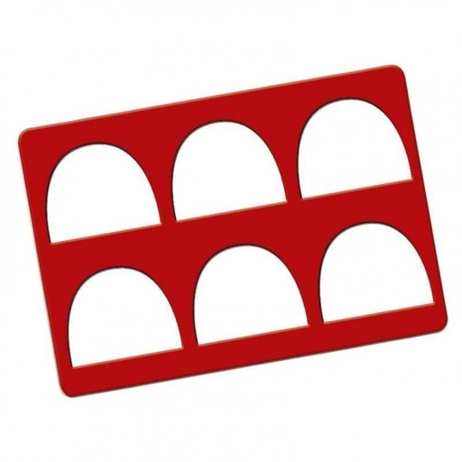 [70409087] SILICONEN KNOPEN VOOR STAMMEN 290 X 195 X 2 MM 6 A
