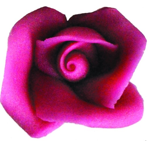 [70406977] ROSES MASSEPAIN 5 PCES  FUCHSIA 5 PCES