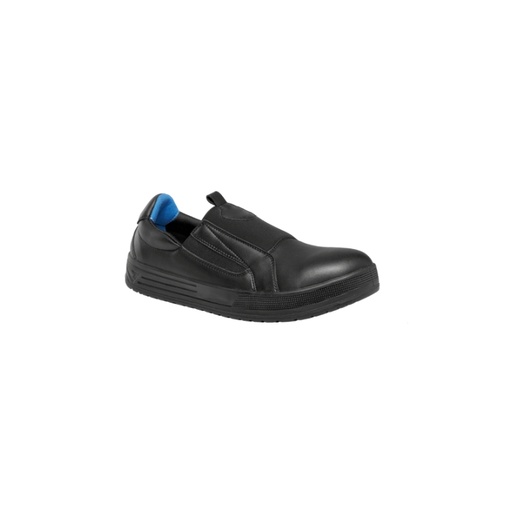 [53100012] ALFREDO LOW S2 BLACK MOCCASIN SHOE SIZE 47  **S/ORDER**