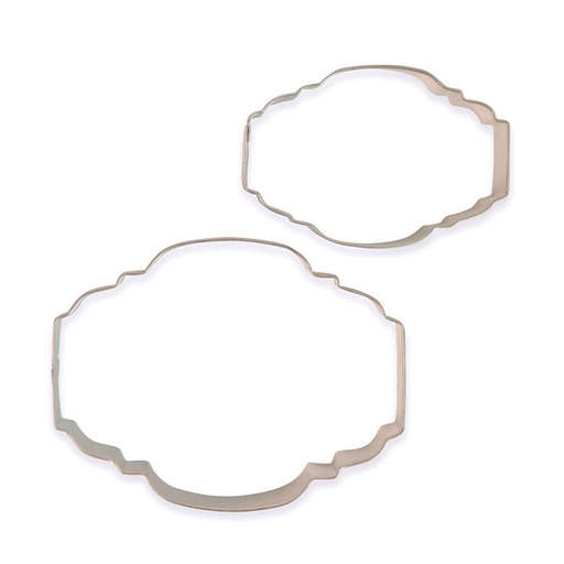 [08053014] PME SET 2 EMPORTE-PCES "PLAQUE" STYLE 2 83X60MMET 115X95MM